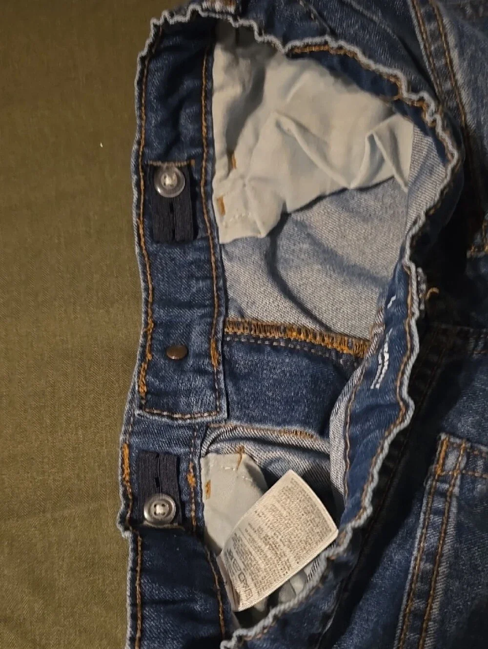 Old Navy Dark Blue Kids Straight-Leg Jeans